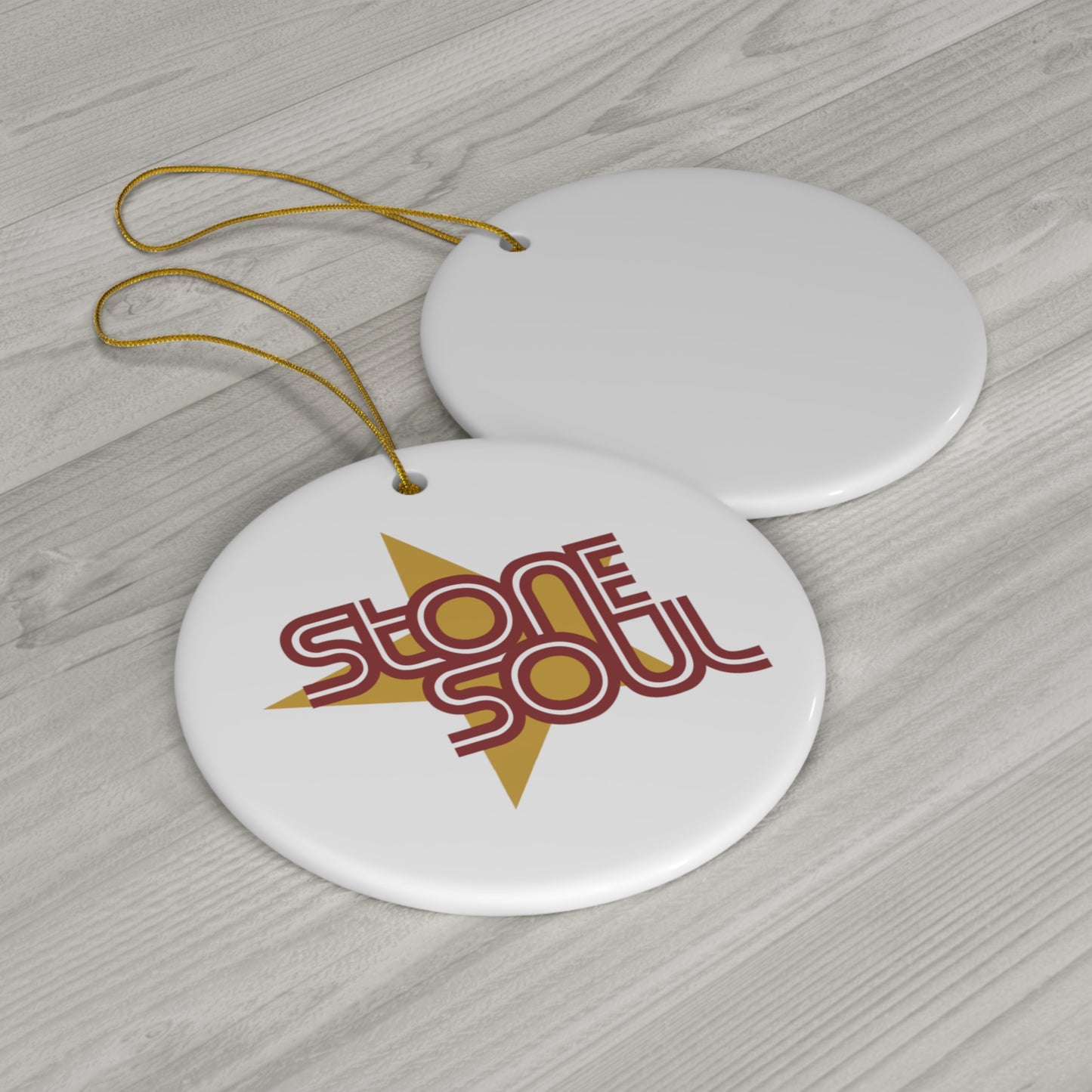 Ceramic Ornament, 4 Shapes