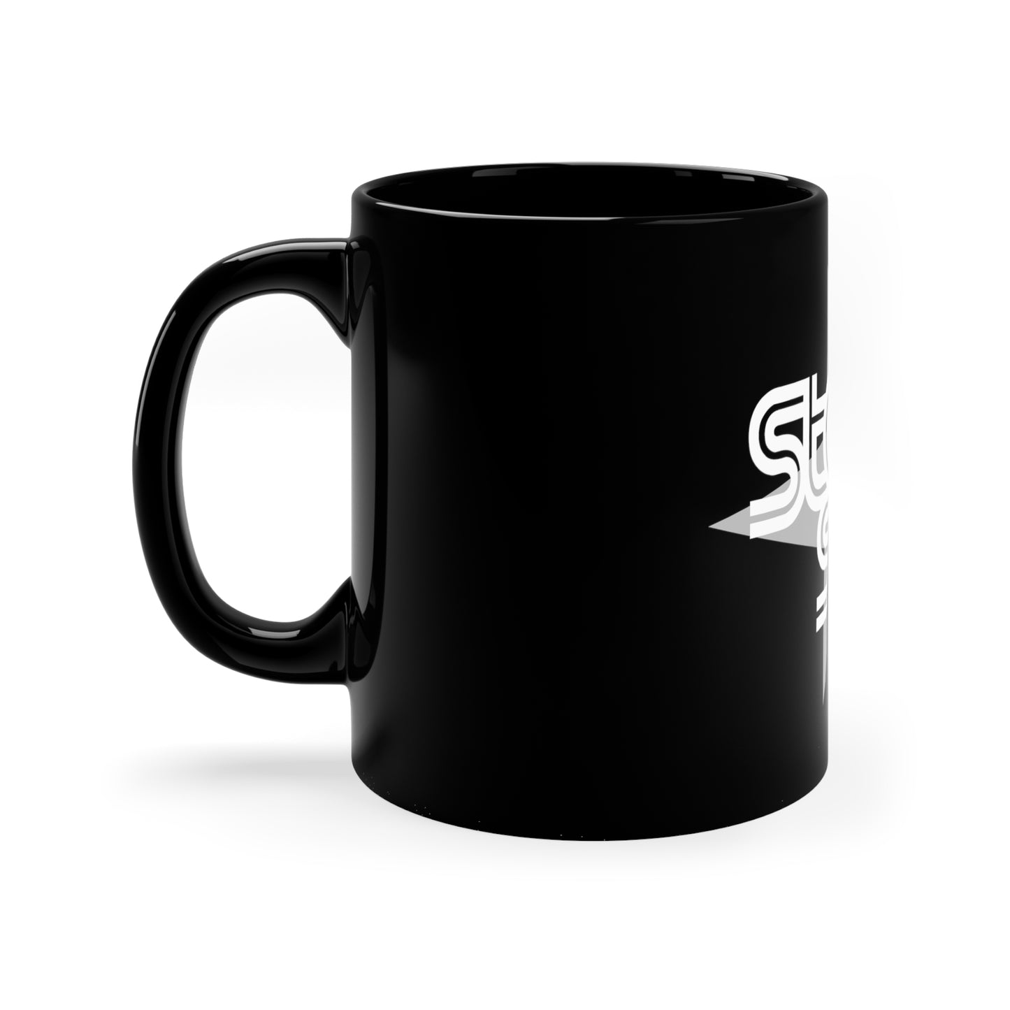 Black Coffee Mug, 11oz