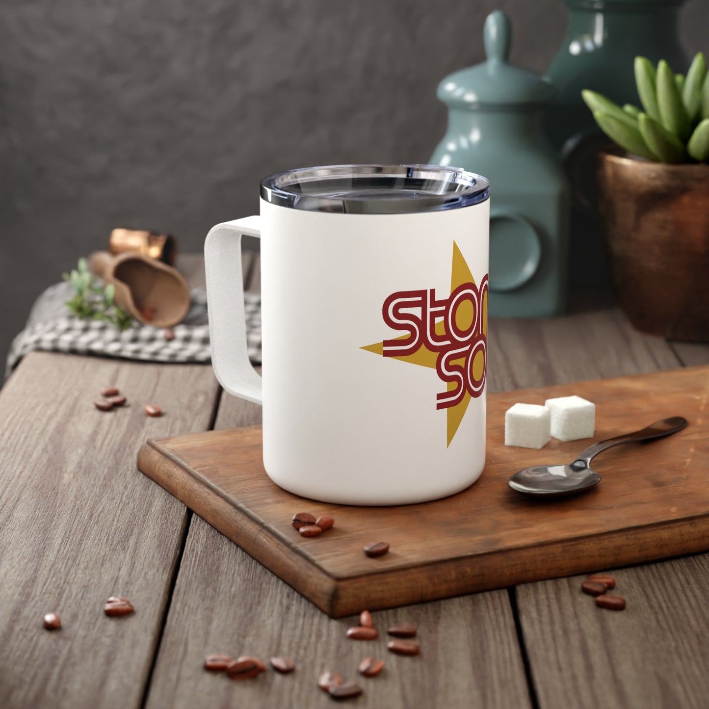 Insulated Coffee Mug, 10oz