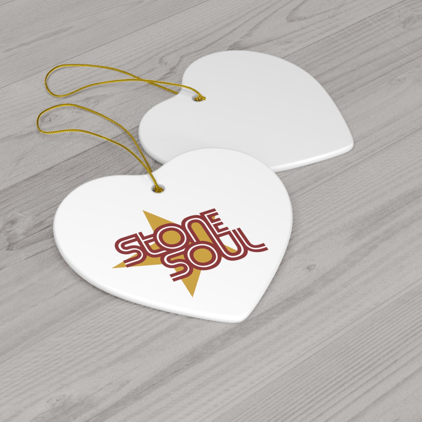 Ceramic Ornament, 4 Shapes