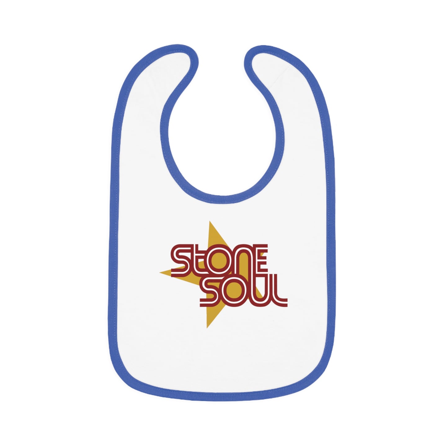 Baby Contrast Trim Jersey Bib