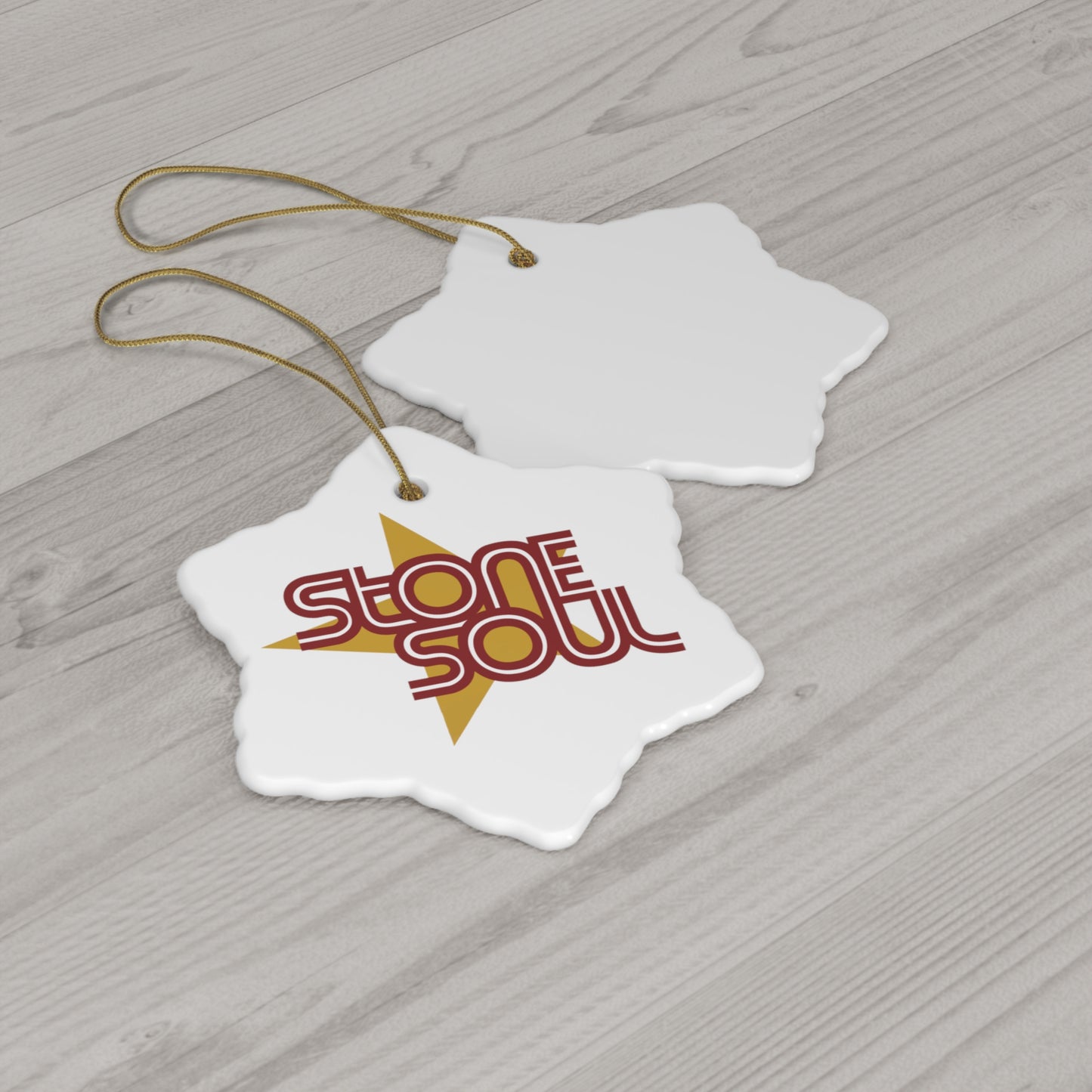 Ceramic Ornament, 4 Shapes